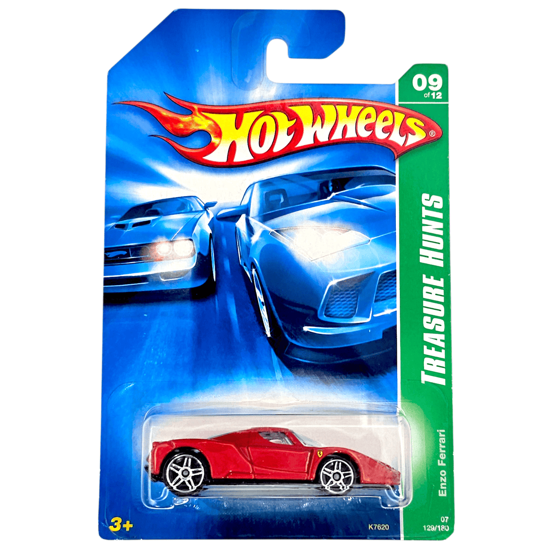 Hot Wheels - Enzo Ferrari - 2007 *Treasure Hunt - Red Interior Variation* - Top CollectiblesDiecastHot Wheels