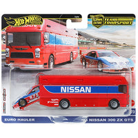 Hot Wheels - Euro Hauler & '94 Nissan 300 ZX GTS - 2024 Team Transport Series - Top CollectiblesDiecastHot Wheels