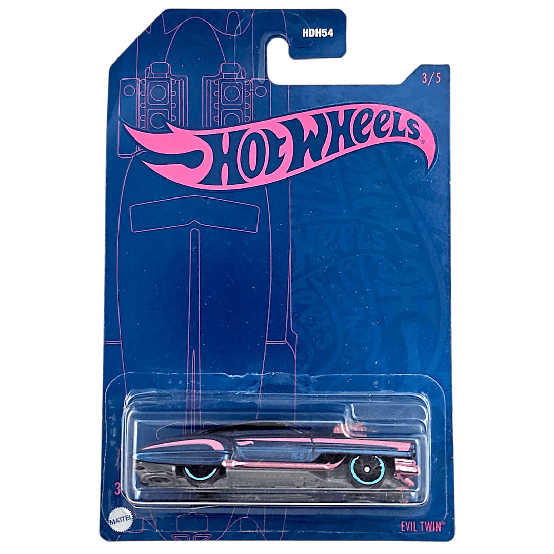 Hot Wheels - Evil Twin - 2022 Pearl &amp; Chrome Series - Top CollectiblesDiecastHot Wheels