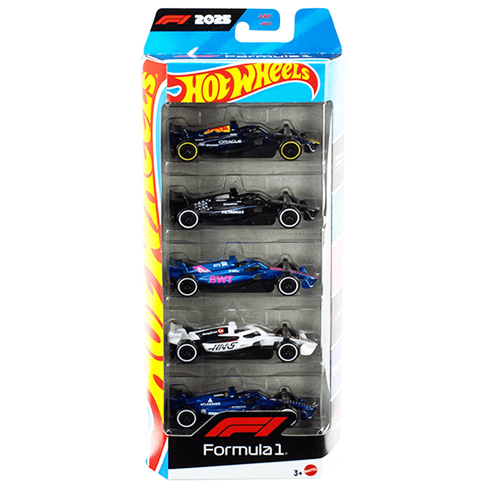 Hot Wheels - F1 Racing 2025 5 - Pack - 2026 - Top CollectiblesDiecastHot Wheels