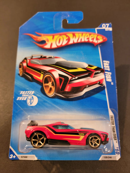 Hot Wheels - Fast Fish - 2010 *FTE Wheels Variation* - Top CollectiblesDiecastHot Wheels