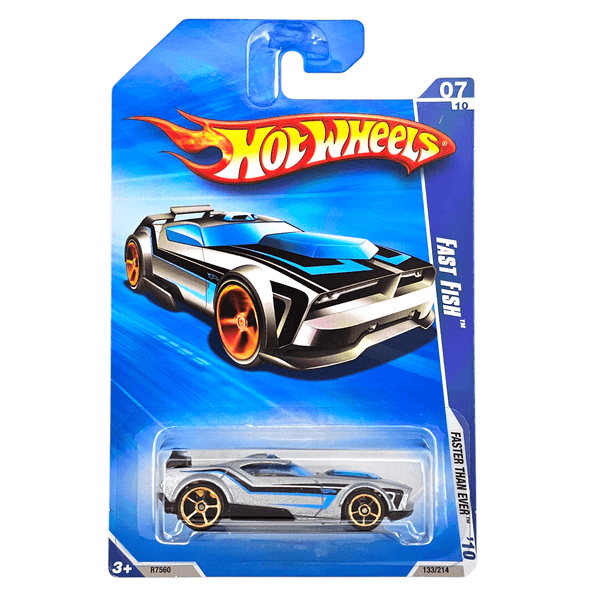 Hot Wheels - Fast Fish - 2010 *FTE Wheels Variation* - Top CollectiblesDiecastHot Wheels