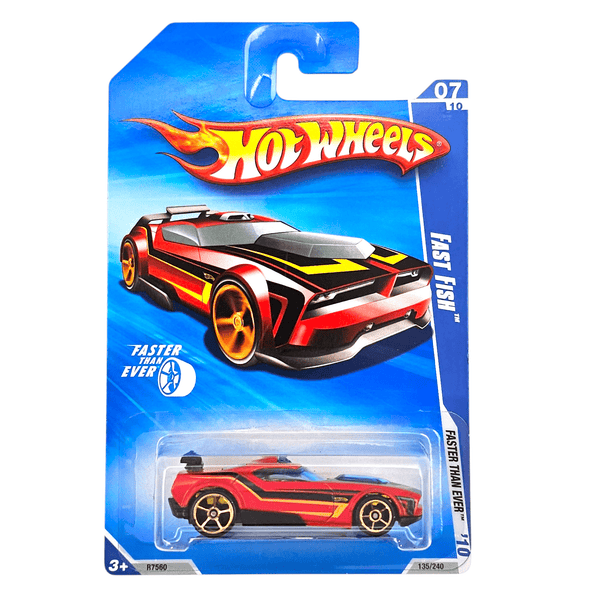 Hot Wheels - Fast Fish - 2010 *FTE Wheels Variation* - Top CollectiblesDiecastHot Wheels