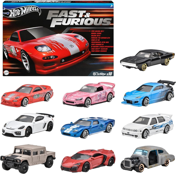 Hot Wheels - Fast &amp; Furious 10-Cars Multipack - 2024 - Top CollectiblesDiecastHot Wheels