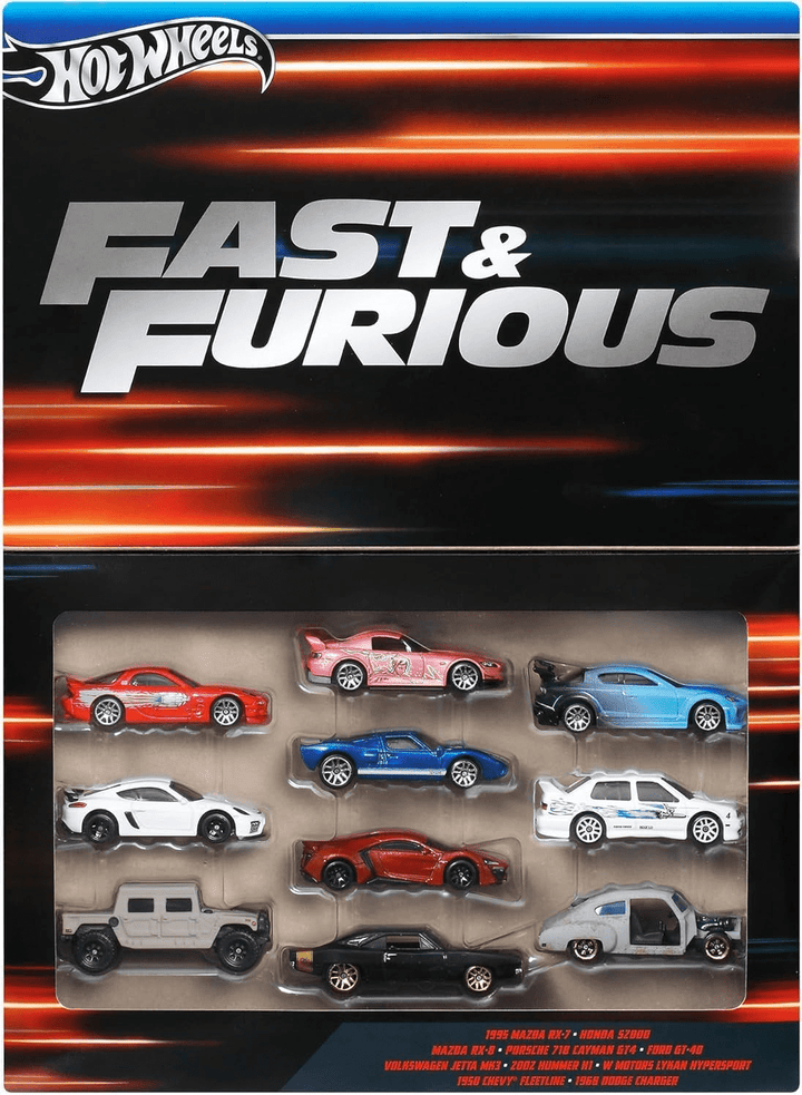 Hot Wheels - Fast &amp; Furious 10-Cars Multipack - 2024 - Top CollectiblesDiecastHot Wheels
