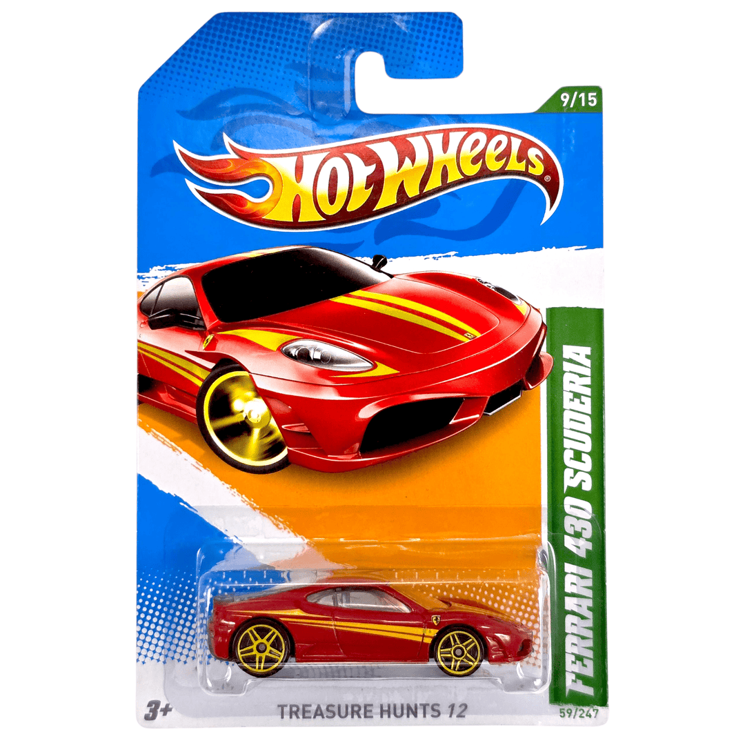 Hot Wheels - Ferrari 430 Scuderia - 2012 *Treasure Hunt* - Top CollectiblesDiecastHot Wheels