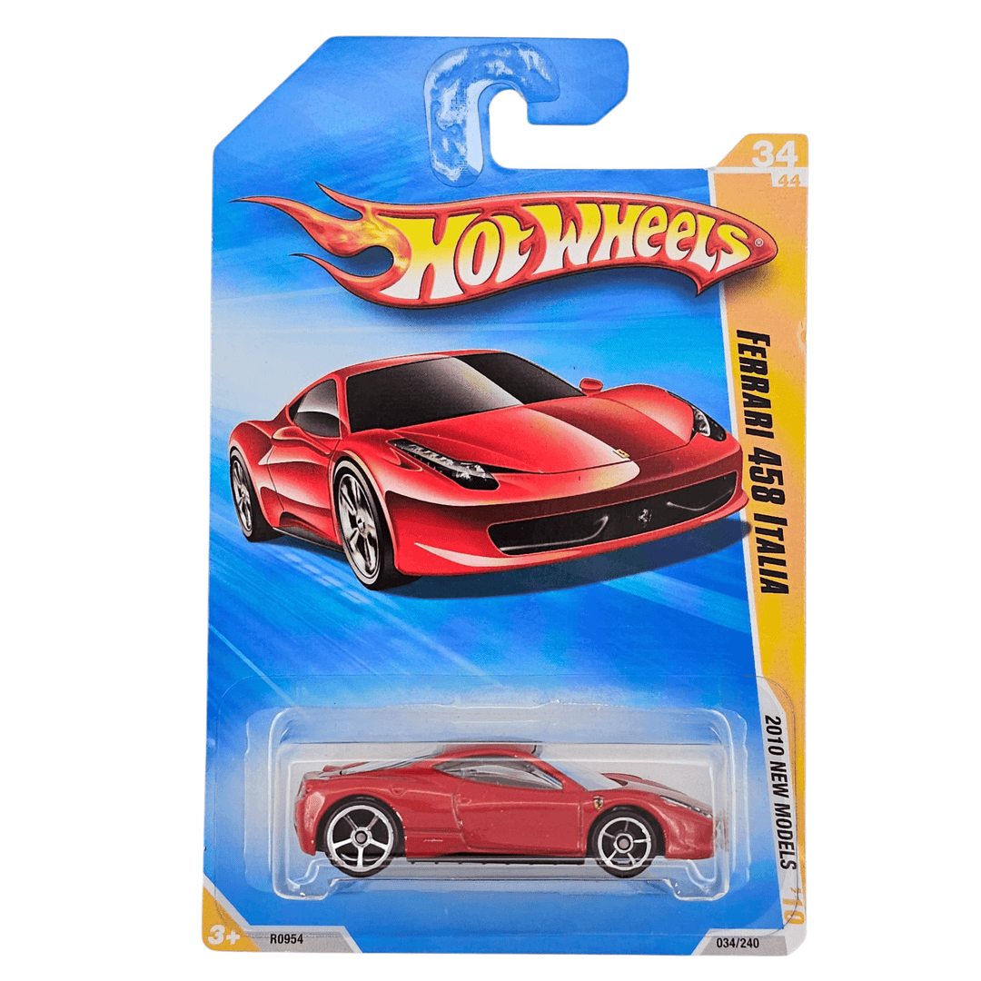 Hot Wheels - Ferrari 458 Italia - 2010 - Top CollectiblesDiecastHot Wheels
