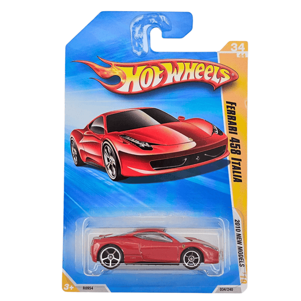 Hot Wheels - Ferrari 458 Italia - 2010 - Top CollectiblesDiecastHot Wheels