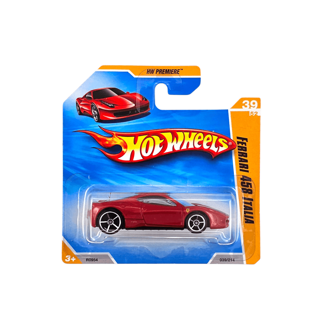 Hot Wheels - Ferrari 458 Italia - 2010 - Top CollectiblesDiecastHot Wheels