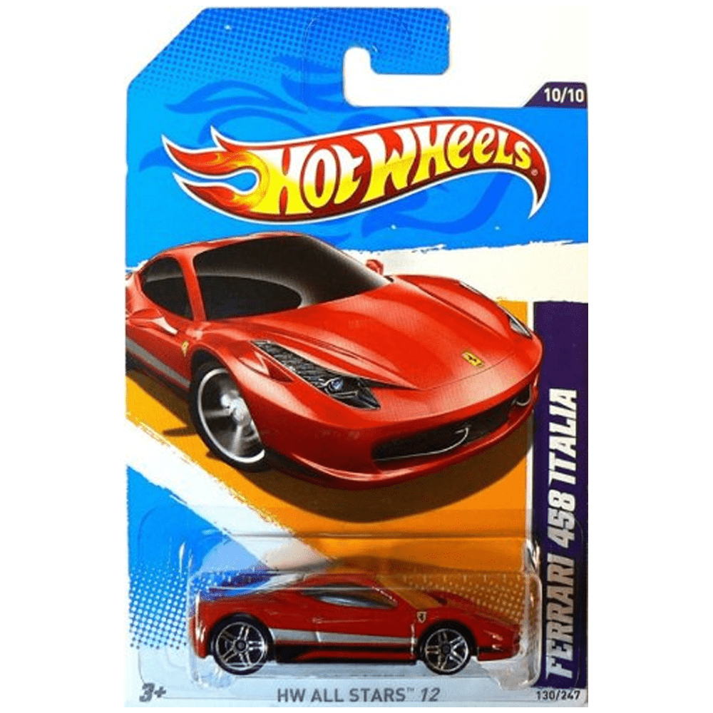 Hot Wheels - Ferrari 458 Italia - 2012 - Top CollectiblesDiecastHot Wheels