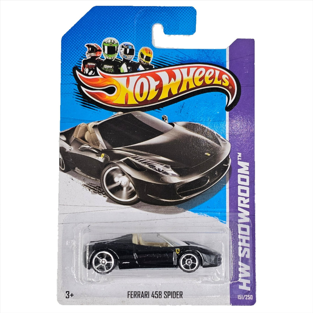 Hot Wheels - Ferrari 458 Spider - 2013 - Top CollectiblesDiecastHot Wheels
