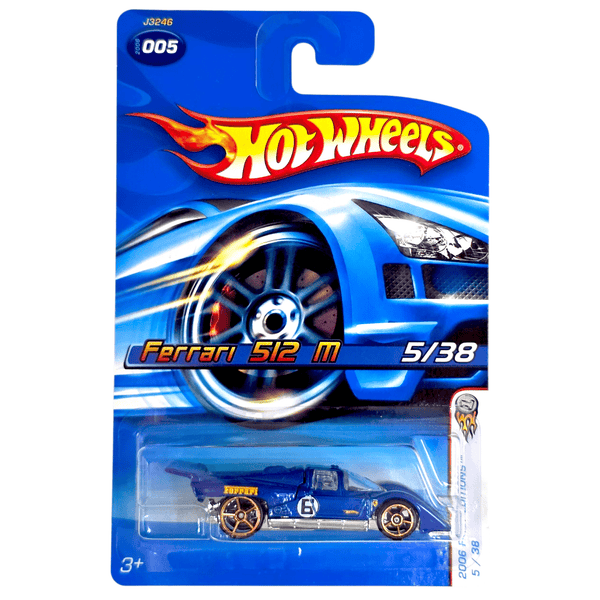 Hot Wheels - Ferrari 512 M - 2006 *FTE Wheels Variation* - Top CollectiblesDiecastHot Wheels
