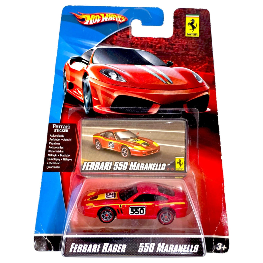 Hot Wheels - Ferrari 550 Maranello - 2009 Ferrari Racer Series - Top CollectiblesDiecastHot Wheels