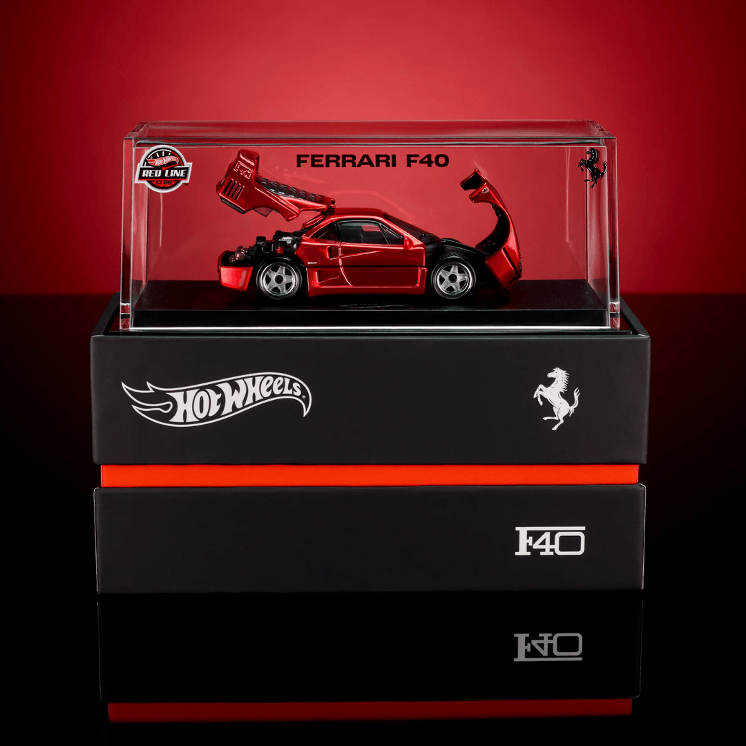 Hot Wheels - Ferrari F40 - 2026 *Red Line Club Exclusive* – Top