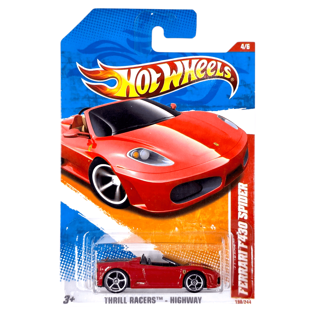Hot Wheels - Ferrari F430 Spider - 2011 *Card Variation* - Top CollectiblesDiecastHot Wheels