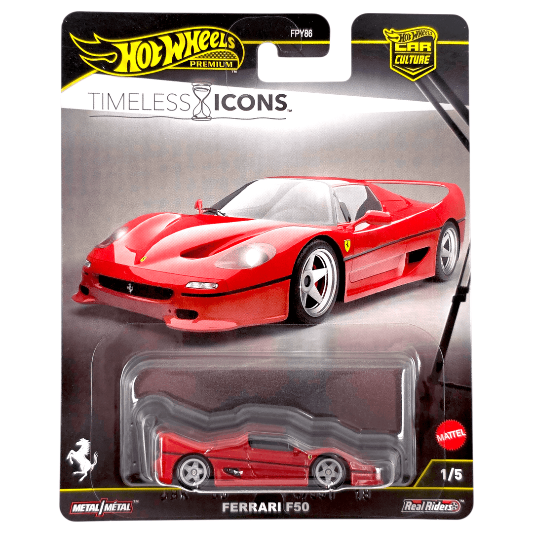 Hot Wheels - Ferrari F50 - 2025 Timeless Icons Series - Top CollectiblesDiecastHot Wheels