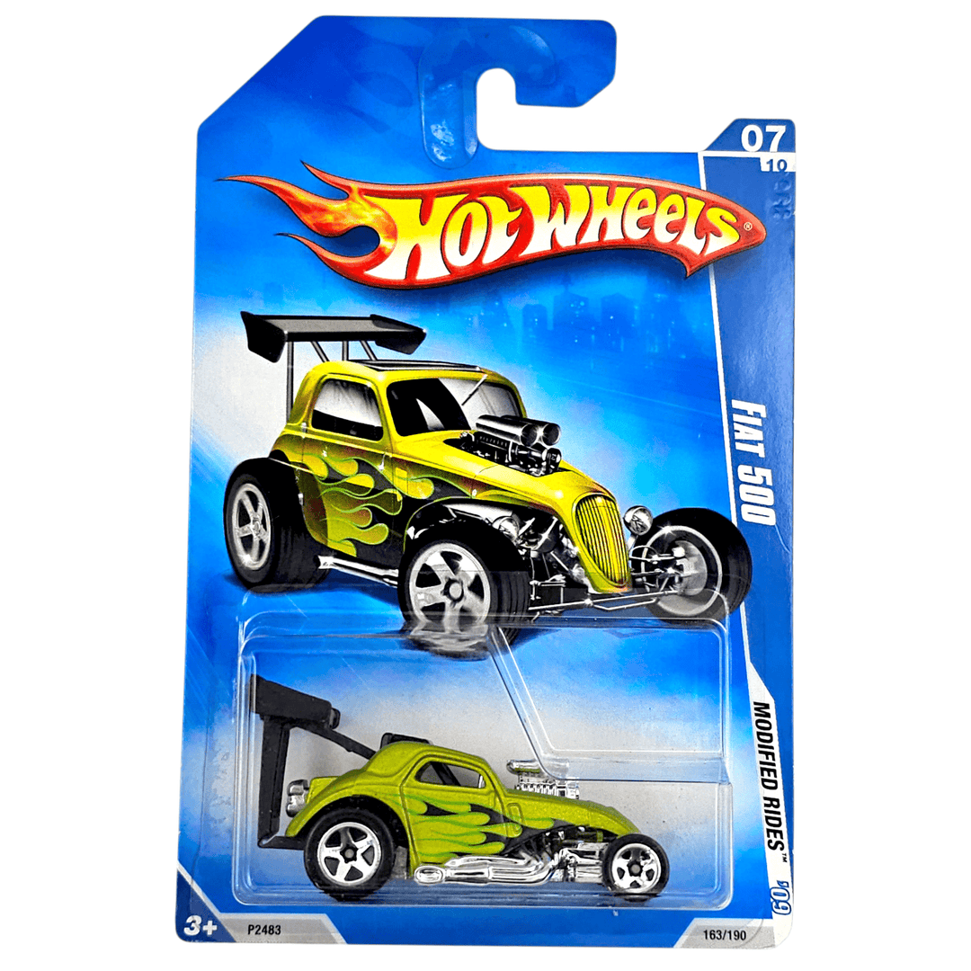 Hot Wheels - Fiat 500 - 2009 - Top CollectiblesDiecastHot Wheels