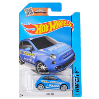 Hot Wheels - Fiat 500 - 2015 *Treasure Hunt* - Top CollectiblesDiecastHot Wheels