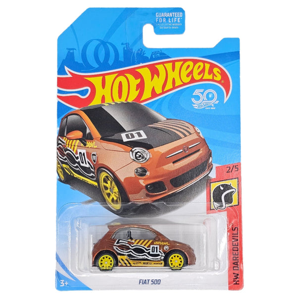 Hot Wheels - Fiat 500 - 2018 *Super Treasure Hunt* - Top CollectiblesDiecastHot Wheels