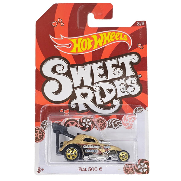 Hot Wheels - Fiat 500 C - 2014 Sweet Rides Series *Kroger Exclusive* - Top CollectiblesDiecastHot Wheels