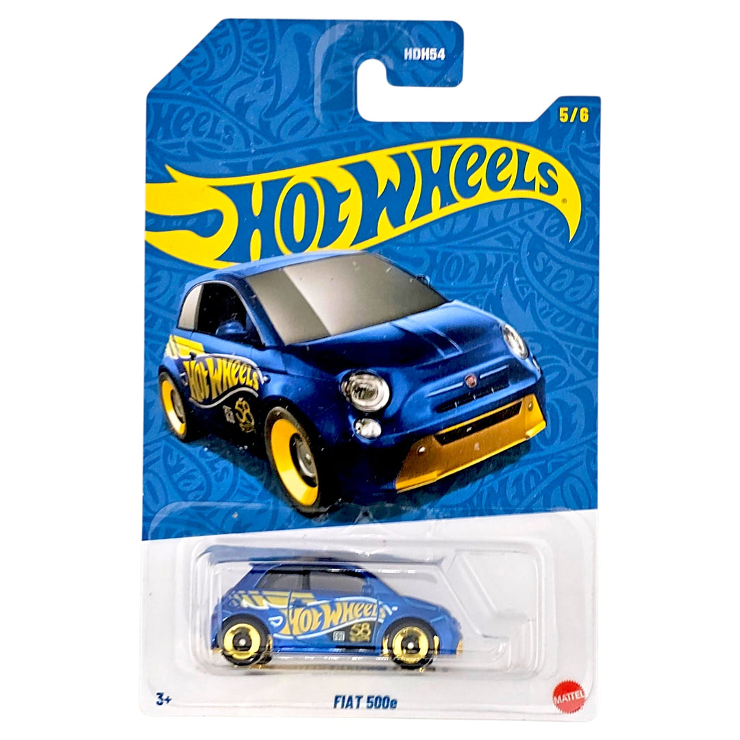 Hot Wheels - Fiat 500e - 2026 Blue & Gold Series - Top CollectiblesDiecastHot Wheels