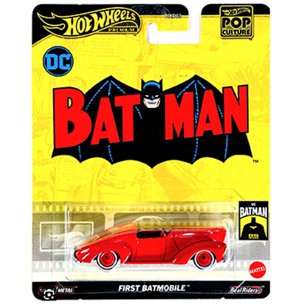 Hot Wheels - First Batmobile - 2024 Pop Culture Series - Top CollectiblesDiecastHot Wheels