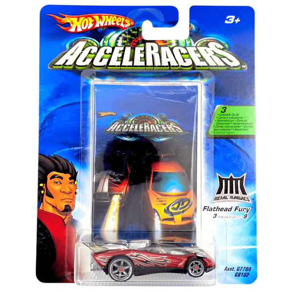 Hot Wheels - Flathead Fury - 2005 Acceleracers Series - Top CollectiblesDiecastHot Wheels