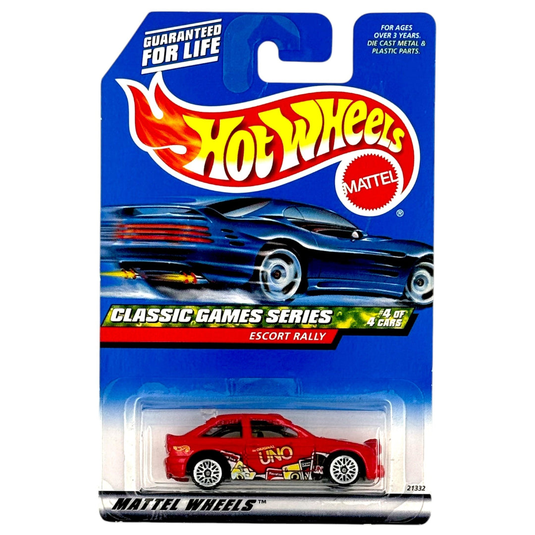 Hot Wheels - Ford Escort Rally - 1999 *Card Variation* - Top CollectiblesDiecastHot Wheels