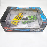 Hot Wheels - Ford Focus & Honda Civic Si - 2002 Super Street Magazine 2 - Car Set - Top CollectiblesDiecastHot Wheels