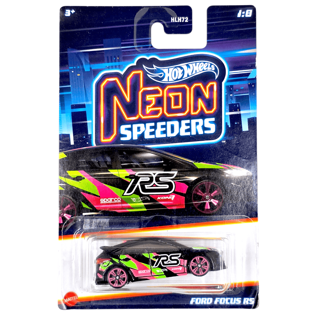 Hot Wheels - Ford Focus RS - 2023 Neon Speeders Series - Top CollectiblesDiecastHot Wheels