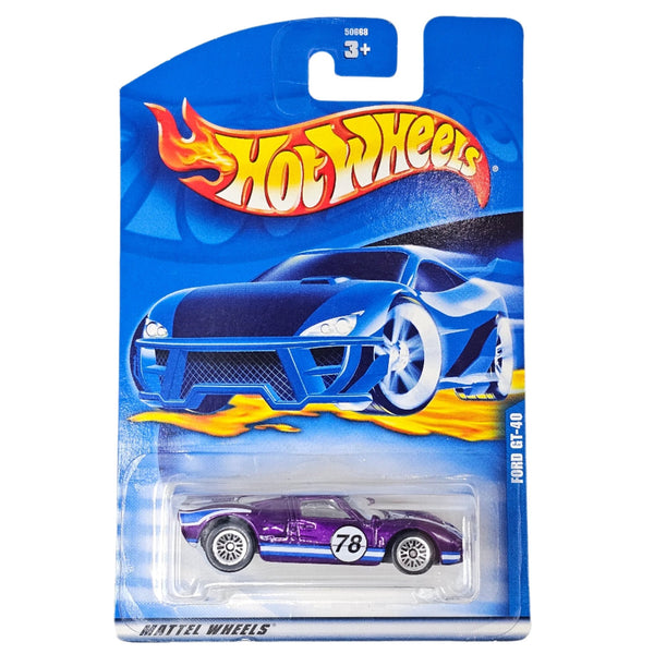 Hot Wheels - Ford GT - 40 - 2001 - Top CollectiblesDiecastHot Wheels