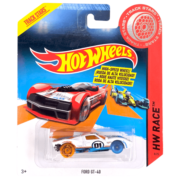 Hot Wheels - Ford GT - 40 - 2014 High Speed Racing Wheels Series - Top CollectiblesDiecastHot Wheels