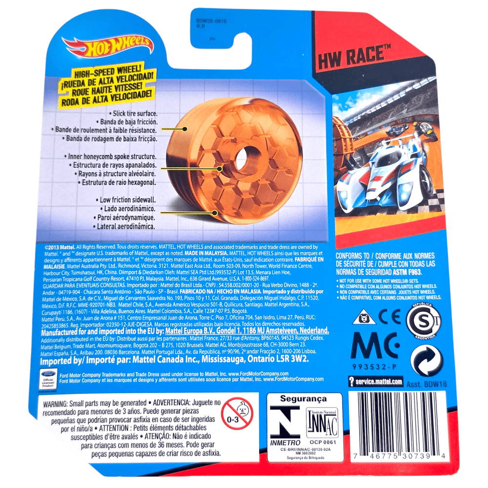 Hot Wheels - Ford GT - 40 - 2014 High Speed Racing Wheels Series - Top CollectiblesDiecastHot Wheels