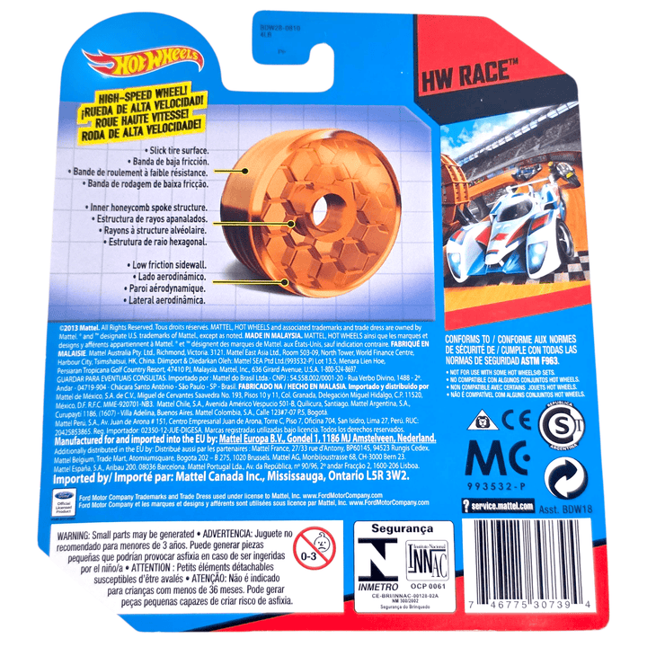 Hot Wheels - Ford GT - 40 - 2014 High Speed Racing Wheels Series - Top CollectiblesDiecastHot Wheels