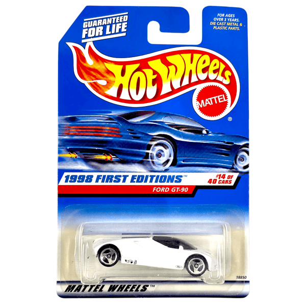 Hot Wheels - Ford GT - 90 - 1998 - Top CollectiblesDiecastHot Wheels