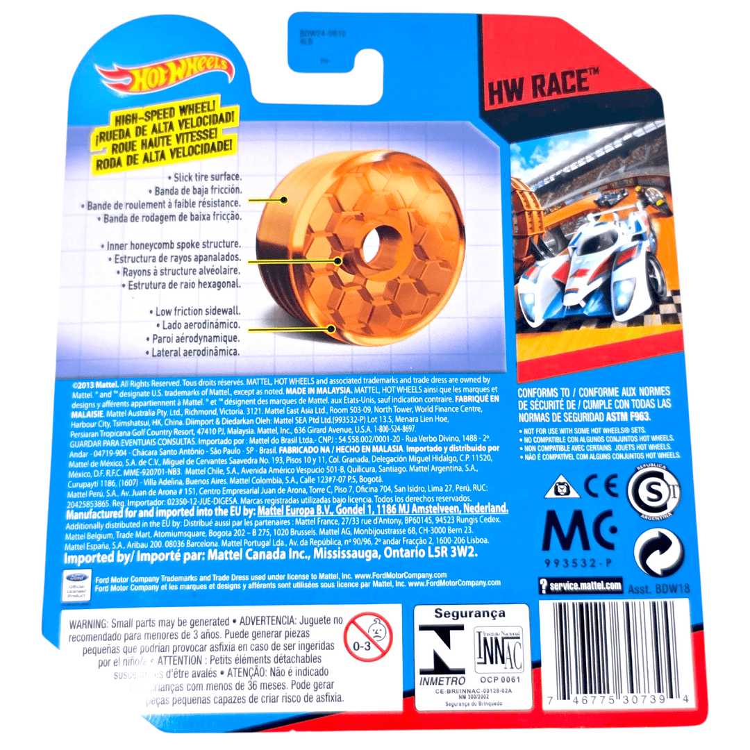 Hot Wheels - Ford GTX - 1 - 2014 High Speed Racing Wheels Series - Top CollectiblesDiecastHot Wheels