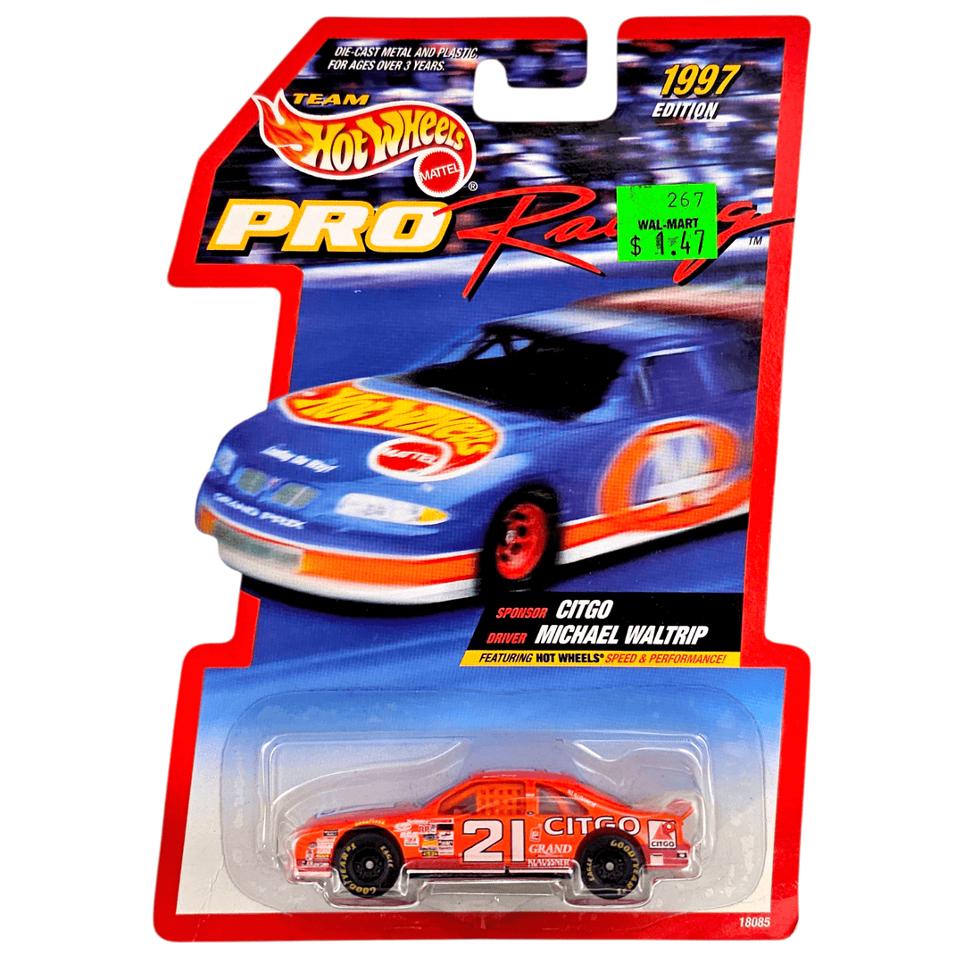 Hot Wheels - Ford Thunderbird Stock Car - 1997 Pro Racing Team Hot Wheels Series - Top CollectiblesDiecastHot Wheels