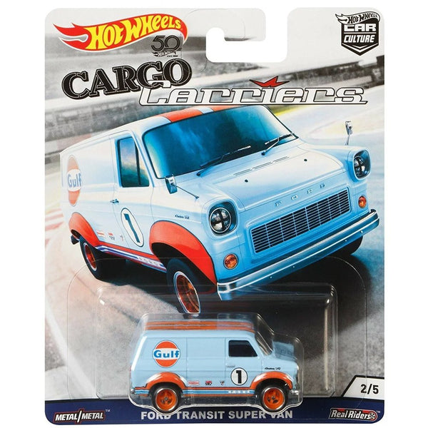 Hot Wheels - Ford Transit Super Van - 2018 Cargo Carriers Series - Top CollectiblesDiecastHot Wheels
