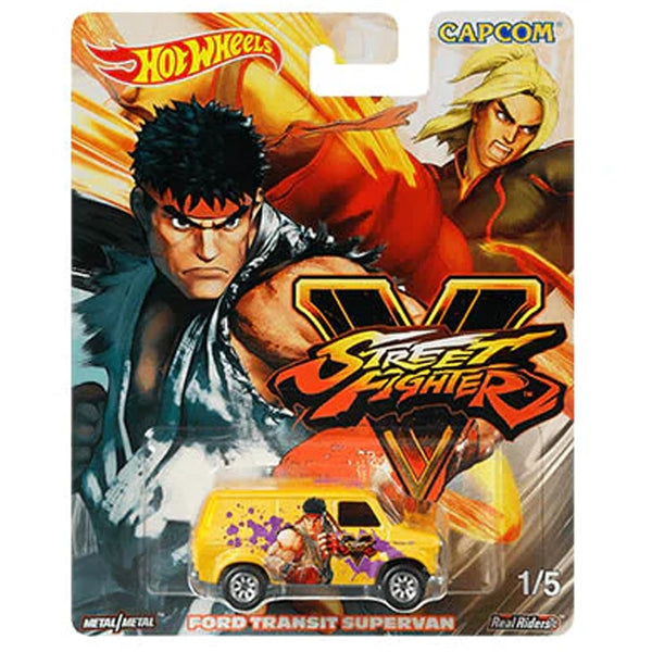 Hot Wheels - Ford Transit Supervan - 2018 Street Fighter V Series - Top CollectiblesDiecastHot Wheels