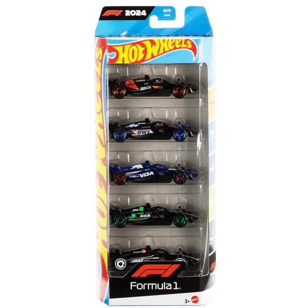 Hot Wheels - Formula 1 Vehicles 5 - Pack - 2025 - Top CollectiblesDiecastHot Wheels