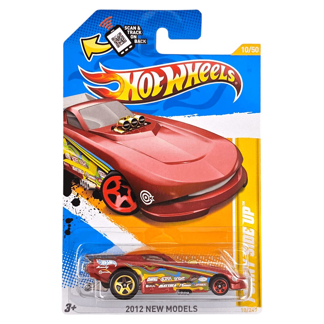 Hot Wheels - Funny Side Up - 2012 *Card Variation* - Top CollectiblesDiecastHot Wheels