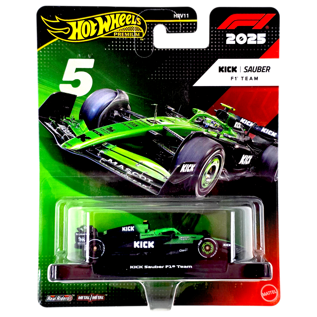 Hot Wheels - Gabriel Bortoleto Kick Sauber F1 Team - 2026 Formula 1 Series - Top CollectiblesDiecastHot Wheels
