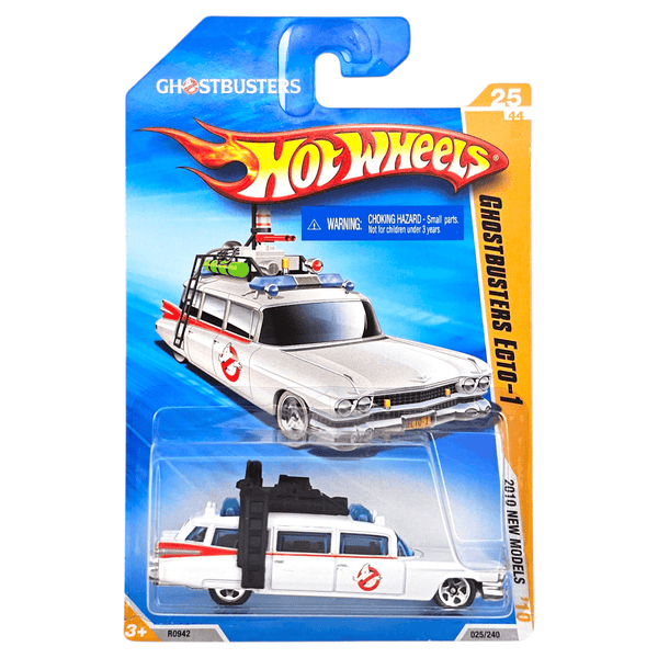 Hot Wheels - Ghostbusters Ecto - 1 - 2010 *Card Variation* - Top CollectiblesDiecastHot Wheels
