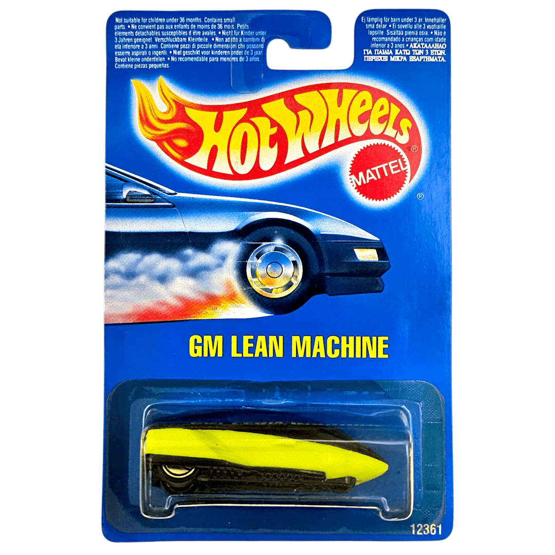 Hot Wheels - GM Lean Machine - 1995 *Card Variation* - Top CollectiblesDiecastHot Wheels