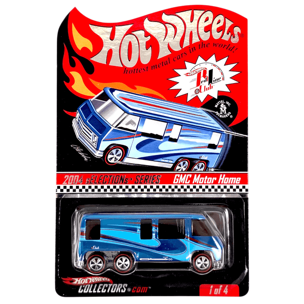 Hot Wheels - GMC Motorhome - 2005 sELECTIONs Series *Red Line Club Exclusive* - Top CollectiblesDiecastHot Wheels