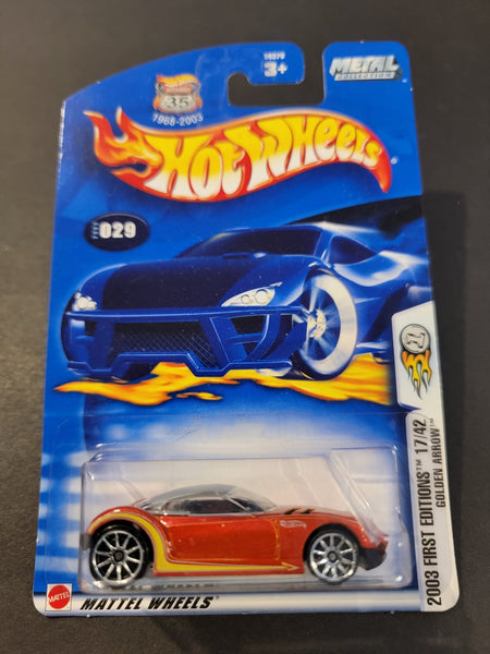 Hot Wheels - Golden Arrow - 2003 *Silver Roof Variation* - Top CollectiblesDiecastHot Wheels