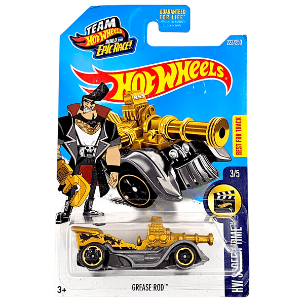 Hot Wheels - Grease Rod - 2016 *Treasure Hunt* - Top CollectiblesDiecastHot Wheels