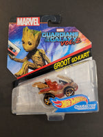 Hot Wheels - Groot Go - Kart - 2017 Guardians of the Galaxy Vol. 2 Character Cars Series - Top CollectiblesDiecastHot Wheels