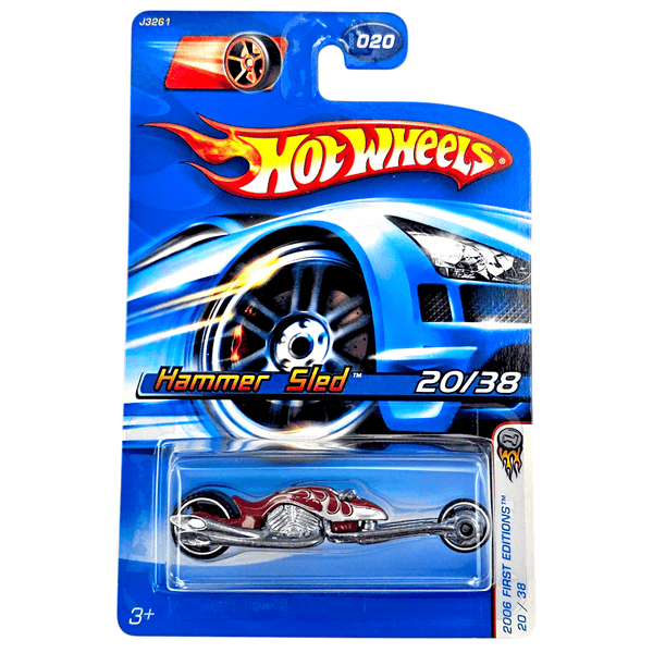 Hot Wheels - Hammer Sled - 2006 Card Variation - Top CollectiblesDiecastHot Wheels