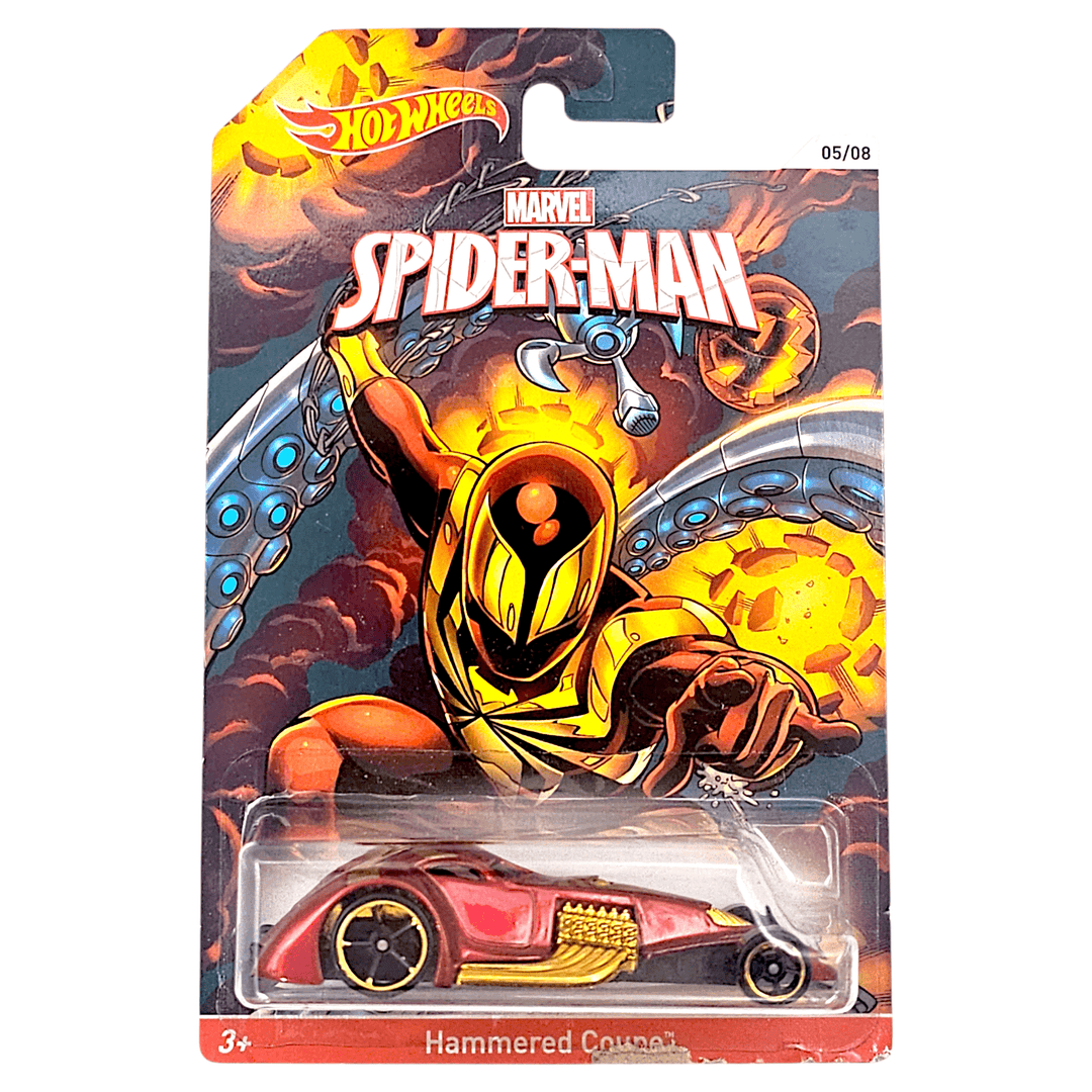 Hot Wheels - Hammered Coupe - 2014 Marvel Spider - Man Series - Top CollectiblesDiecastHot Wheels